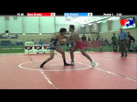 Beau Breske vs. Billy Duffert at 2013 ASICS FILA Cadet Nationals - GR