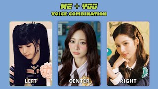 Download lagu TWICE - 'ME YOU' Voice Combination (Different Ear, Different Member)  mp3
