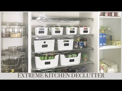 EXTREME PANTRY DECLUTTER & ORGANIZATION Video