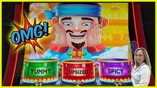 Download lagu Lucky $40 Bet Hits Huge Win on Big Hot Flaming Pots mp3