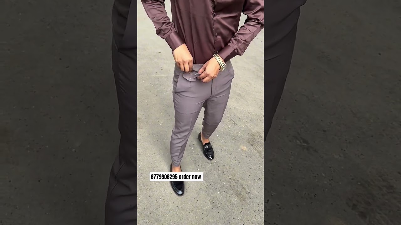 double touch button Korean designer gurkha pant | premium quality #mensfashion #indianfashionbrand