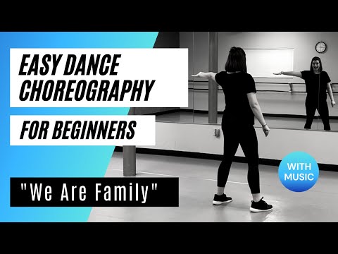 EASY DANCE CHOREOGRAPHY | "We Are Family" by Sister Sledge | Dance for Beginners, Line Dancing