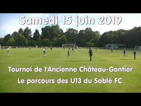 les u13 au tournoi de Château-Gontier