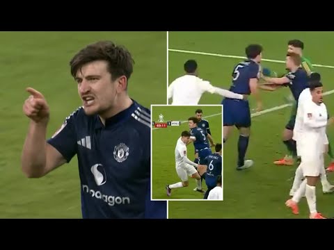 Harry Maguire is a beast vs Arsenal