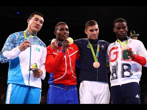 Boxing-Men's Light Heavy 81kg Final|Cuba|Kazakhstan|France|Britain|Medal Winners-Gio2016!!!