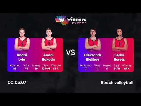 23:20 A. Yermakov / I. Ivanov - A. Kotelenets / B. Isakov 13.12.2022 | Winners Beach Volleyball