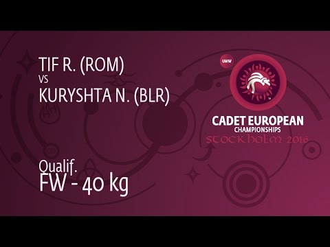 Qual. FW - 40 kg: R. TIF (ROM) df. N. KURYSHTA (BLR), 4-3