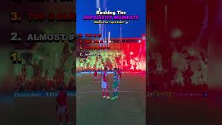 Ranking the Impressive Moments🏆#shorts