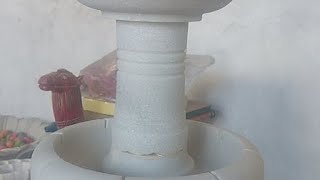 preview picture of video '2.5ft Marble Mini Fountain Beautiful Bowl Rameshwaram Marble'