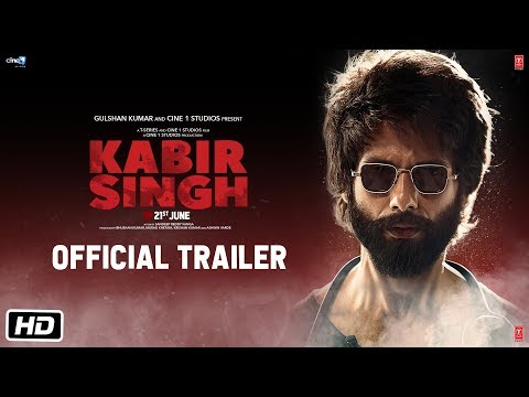 Actor Shahid Kapoor Kabir Singh Movie Official Trailer 