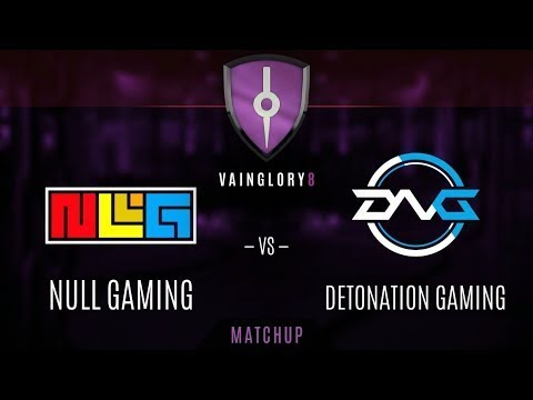 NULL GAMING vs DETONATION GAMING GAME 1 - FINALS - Vainglory 8 EA | Split 1 - Week 3