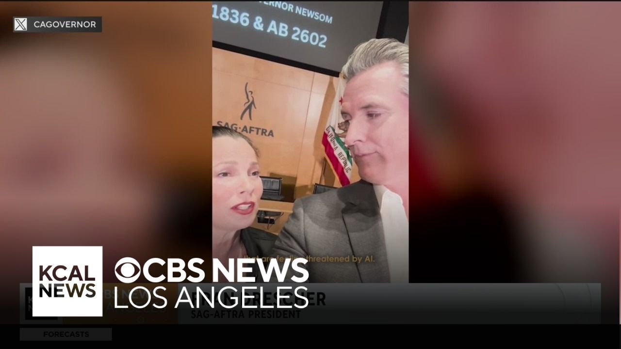 California bills to protect performs from AI replicas signed by Gov. Newsom