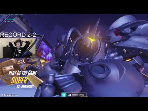 POTG! SUPER INSANE REINHARDT GAMEPLAY OVERWATCH SEASON 30 TOP 500