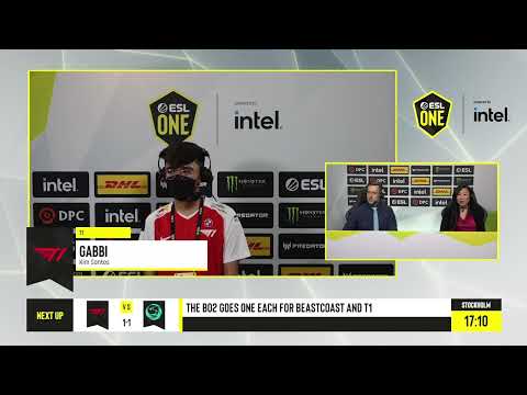 INTERVIEW WITH GABBI AFTER MATCH AGAINST BEASTCOAST | ESL One Stockholm 2022