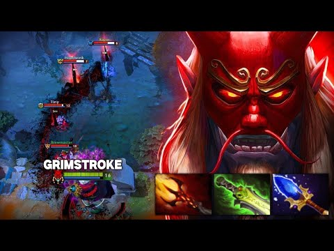Grimstroke is NOT a Support Hero🔥🔥🔥Crazy Damage 46 Kills | Dota 2 Gameplay