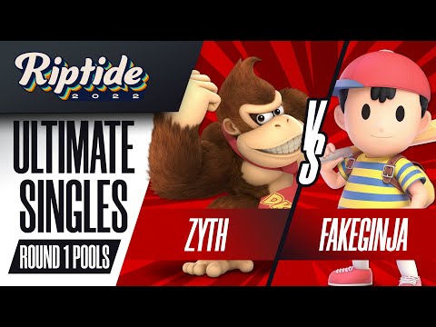 Zyth vs FakeGinja - Ultimate Singles R1 Pools - Riptide 2022 | Donkey Kong, Roy vs Ness