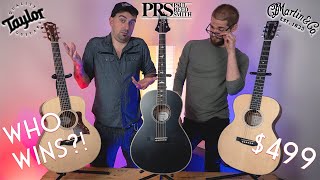 Video thumbnail for Taylor GS Mini vs Martin 000Jr-10 vs PRS P20 $499 Small Acoustics by Ish Guitars