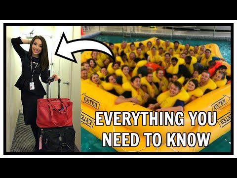 FLIGHT ATTENDANT TRAINING: Water Ditching & Emergency Drills