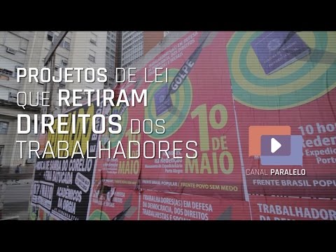 PROJETOS DE LEI QUE PRECARIZAM O TRABALHO