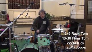 Video thumbnail for DW Performance Series 3 Piece Kit 12x9 16x16 22x14 Exclusive Seafoam Green Finish Sound Sample by Sam Sherwood Drums