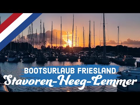 Bootsurlaub Friesland/Niederlande: Teil 1: Stavoren - Heeg - Lemmer auf dem Charterboot