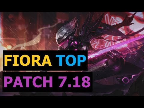 SKT T1 Untara Play Fiora Top Patch 7.18 Korean Pro Replays