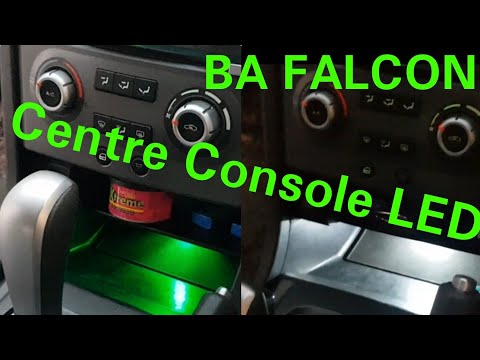 Centre Console LED Lighting DIY BA Falcon