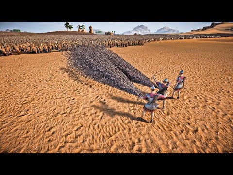CAN 3 SUPER ROMAN ARCHERS STOP 1,200,000 SPARTANS ? Ultimate Epic Battle Simulator 2 | UEBS 2