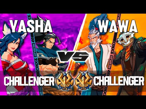 2XKO ▰ YASHA (Yasuo-Ahri) vs WAWA (Yasuo-Ekko) ▰ 2XKO Pro level replays