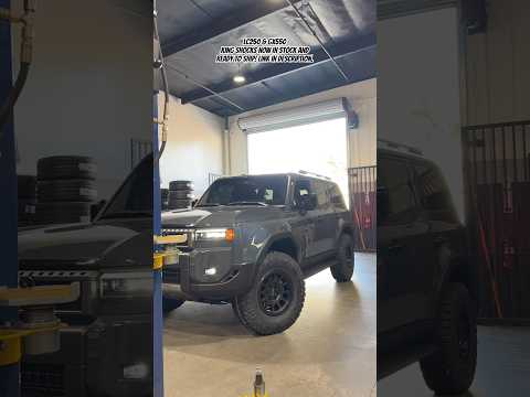 2024 Toyota Land Cruiser LC250 King Racing Shocks & Camburg Kinetik UCA