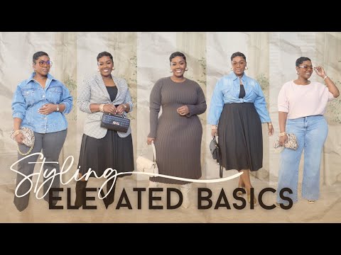 Styling Elevated Basics | Wardrobe Basics for Plus Size Women