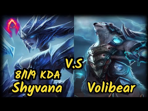 ChaseShaco (SHYVANA) vs VOLIBEAR - 8/1/9 KDA JUNGLE GAMEPLAY - NA Ranked DIAMOND