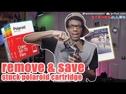 Polaroid SX-70 Land Camera Tutorial, Tips & Tricks - Remove Stuck Instant Film Cartridge & Save Film