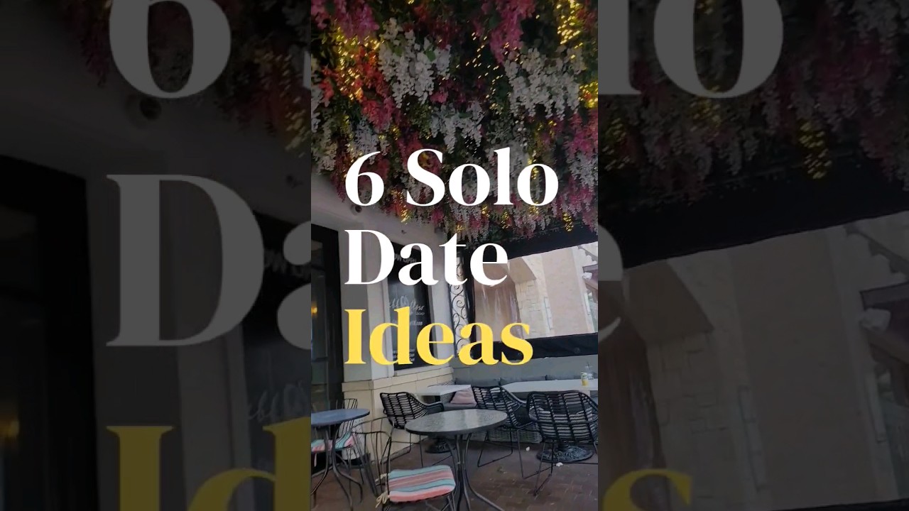 6 Solo Date Ideas 🤍🤎