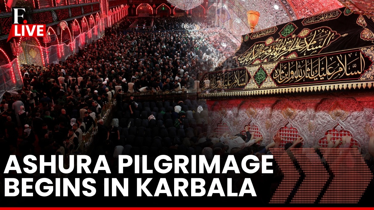 Shi’ite Muslims gather in Karbala before marking Ashura | LIVE