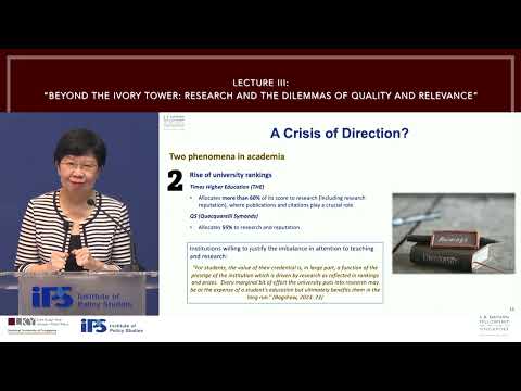 IPS Nathan Lecture by Professor Lily Kong — Lecture III