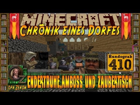MINECRAFT ZEIT #410 - Chronik eines Dorfes - Endertruhe, Amboss und Zaubertisch [HD+Deutsch]