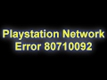 How to fix Playstation Network Error 80710092 - YouTube