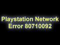 How to fix Playstation Network Error 80710092 - YouTube