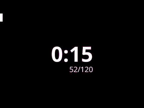 15 Second Interval Timer (2 hours) - Minnows OsRs - Map Awareness League - Workout red