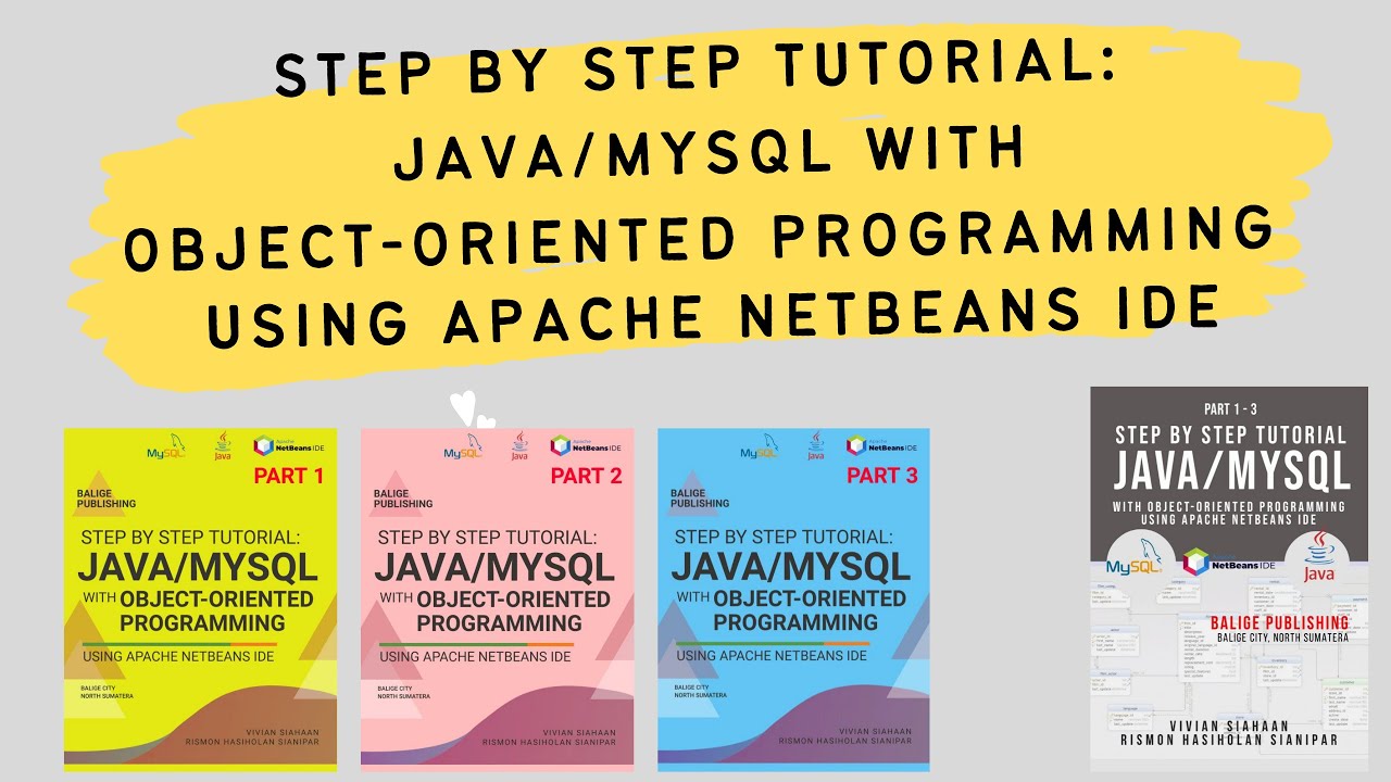 STEP BY STEP TUTORIAL: JAVA/MYSQL With Object-Oriented Programming Using Apache NetBeans IDE