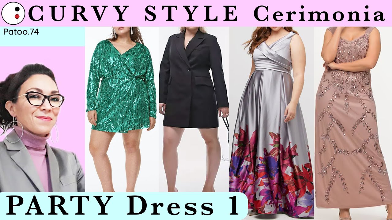CURVY STYLE Vestiti da CERIMONIA e Festa ABITI Moda | Patoo74 StudioStile74 Stilista Freelance