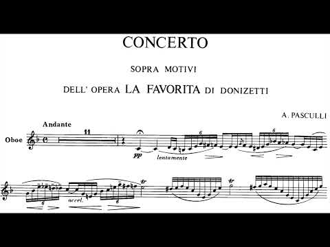 Concerto sopra motivi dell'opera 'La favorita' di Donizetti (Pasculli)