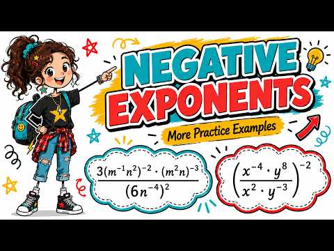 How to Simplify Negative Exponents 2 | Practice Examples | Grade 10 CAPS Maths Revision