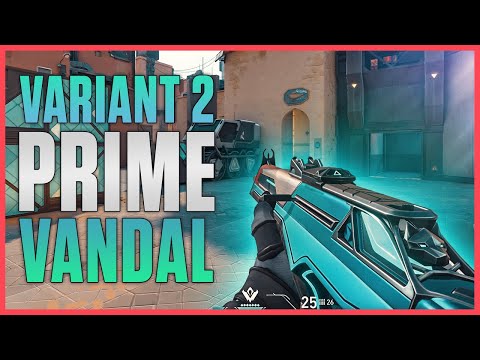 PRIME Vandal (Blue Variant) Gameplay | VALORANT Prime Collection Skin