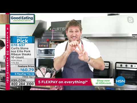 Curtis Stone 6 oz. Elite Pork Ribeye Steaks 10count