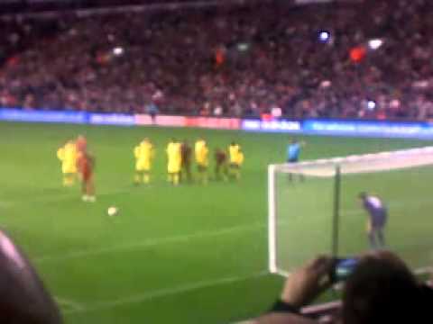 David Ngog Penalty vs Steaua Bucharest