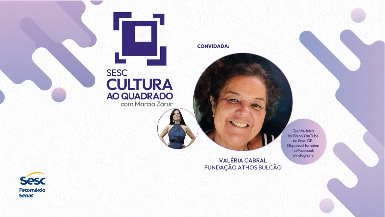 VALÉRIA CABRAL, DA FUNDAÇÃO ATHOS BULCÃO, NO SESC CULTURA AO QUADRADO #11