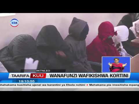 Wanafunzi tisa wa Utumishi wafikishwa mahakamani kuhusiana na moto ulioua wanafunzi 16