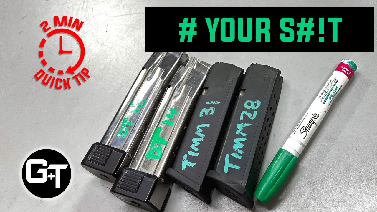 Label Your Magazines Quick Tip